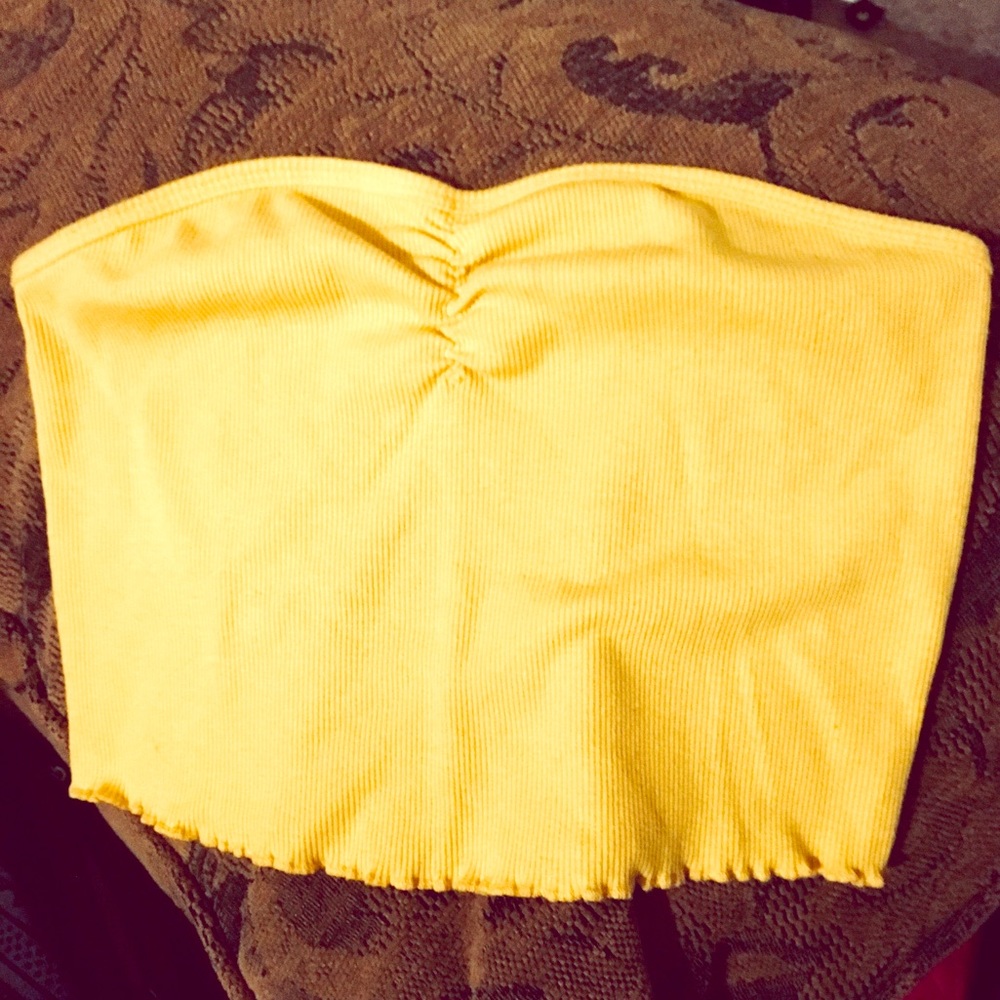 Yellow Crop Top